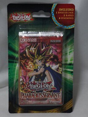 Yu-Gi-Oh Pharaohs Servant Booster + 10 Cards MJ Holding Repack